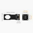 No Hole Punching Combination Lock Set 3 Digit Password Hasp Locks Alloy