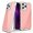 Pink, variant on Compatible with iPhone 14 Pro Max Clear Case Holographic Unique Vertical Stripes Anti-Scratch Hard PC Slim Fit Fashion Protective Shockproof Cover for Girls Women