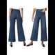 thumbnail image 2 of Jeans de Control de Abdomen Favoritos de las Mujeres, de Cintura Alta, Rectos, Elásticos Hasta los Tobillos, de Pierna , Acampanados y con Bolsillo de . Azul XL, 2 of 7