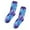 2-Dark Blue7, variant on Bibifish Womens Socks Trendy Tie Dye Socks Soft All Season Mid Calf Socks Breathable Versatile Pile Socks Funky Crew Socks For Women