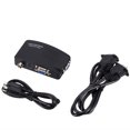 thumbnail image 2 of Moyic Convertidor de video BNC a VGA portátil Entrada de s-video compuesto a PC Adaptador de salida VGA Caja de interruptor digital Enchufe Juegos de teclado y mouse para computadora, 2 of 6