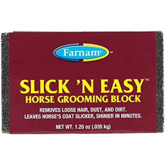 Farnam Slick 'N Easy Horse Grooming Block