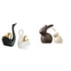 thumbnail image 1 of Estatua de cisne de cerámica moderna, figura de animal, escultura, adorno para centro de mesa, material ecológico, adecuado para sala de estar, decora, 1 of 8