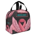 thumbnail image 2 of Disketp Ribbon With Angel Wings Bolsa Térmica para Almuerzo para Hombre y Mujer, Ideal para Trabajo, Senderismo y Picnic, 2 of 8