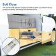 thumbnail image 4 of VADANIA VK2053 Soft Close Heavy Duty Drawer Slides, 265lb Load Capacity, 36inch/900mm 1 Pair, 4 of 7