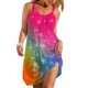 thumbnail image 3 of Mini vestido con estampado digital de ocio y entretenimiento con cuello redondo informal a la moda para mujer Fridja  hj88, 3 of 5