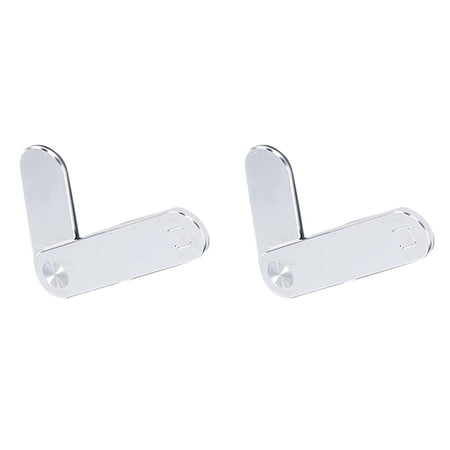 2X Magnetic Laptop Phone Holder Adjustable Laptop Cell Phone Mount Laptop Side Mount Clip (Silver)