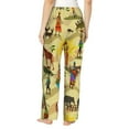 thumbnail image 3 of Balery Ethnic African print Women's Pajama Pants,Ultra Lightweight Pjs,Lounge Pant-XX-Large, 3 of 9