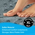 thumbnail image 5 of SlipX Solutions 27 x 27 Extra Large Square Shower Mat in Translucent Gray, 5 of 8