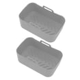 thumbnail image 4 of Friteuse Silicone Panier2pcs Friteuse Silicone Panier Réutilisable Doublure en Silicone Rectangle Friteuse Silicone Panier Top-Notch Performance, 4 of 5