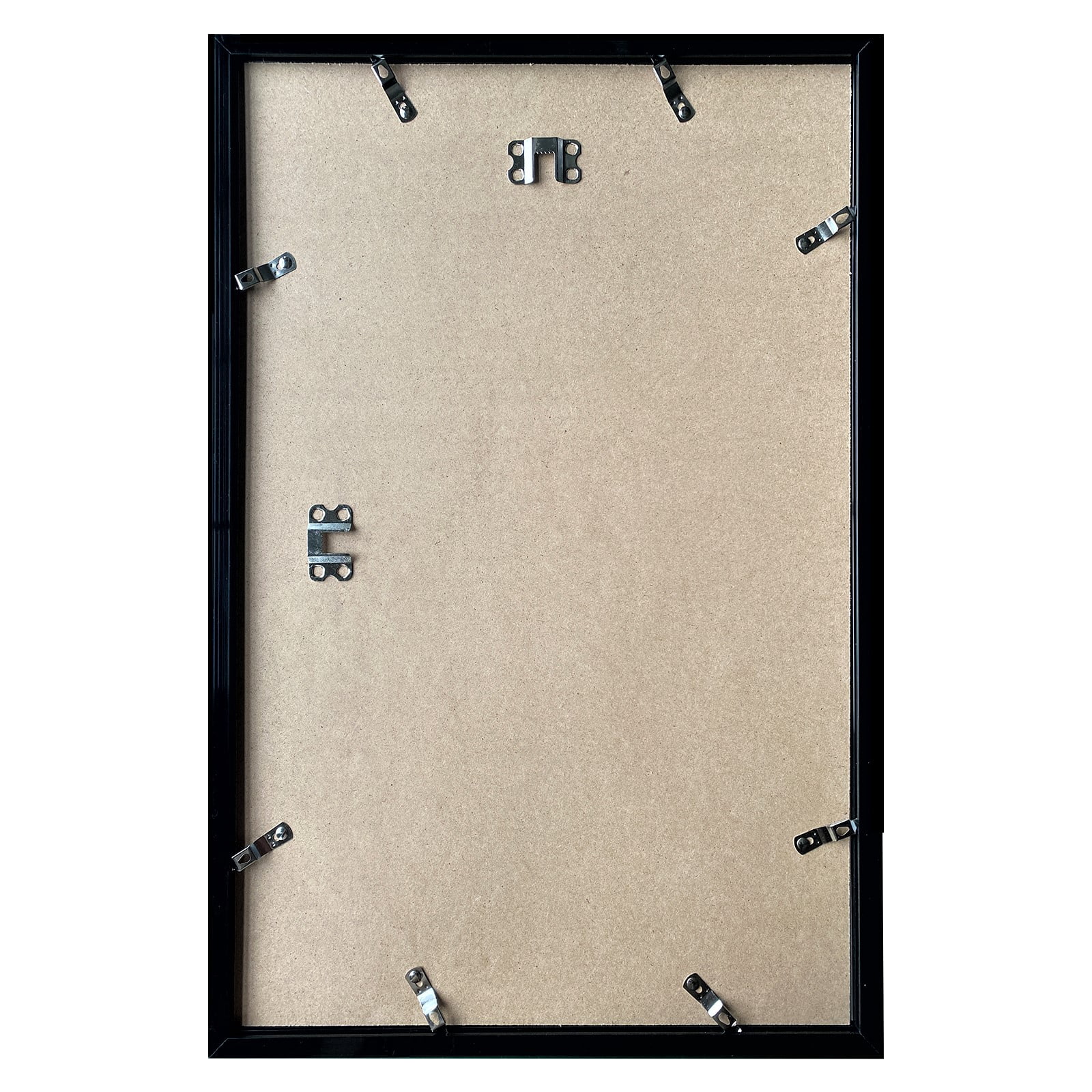 Picture Frame PVC Black Frame 14.2W*3.1D*20.3H/7.9LB Wall Mount Display, Pack of 5
