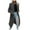 B Black, variant on 3x Sweaters for Women plus Size Coat Solid Solid Sweater Winter Long Knitted Pocket Loose Women Cardigan Hooded Women's Coat