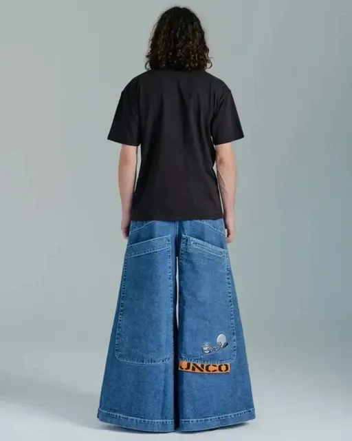 パンツ jncojeans JNCO Jeans New Harajuku Hip Hop Retro Skull Graphic High Quality