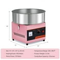 thumbnail image 2 of Ktaxon Cotton Candy Machine, 15" 980W Electric Cotton Floss Maker, Pink, 2 of 9