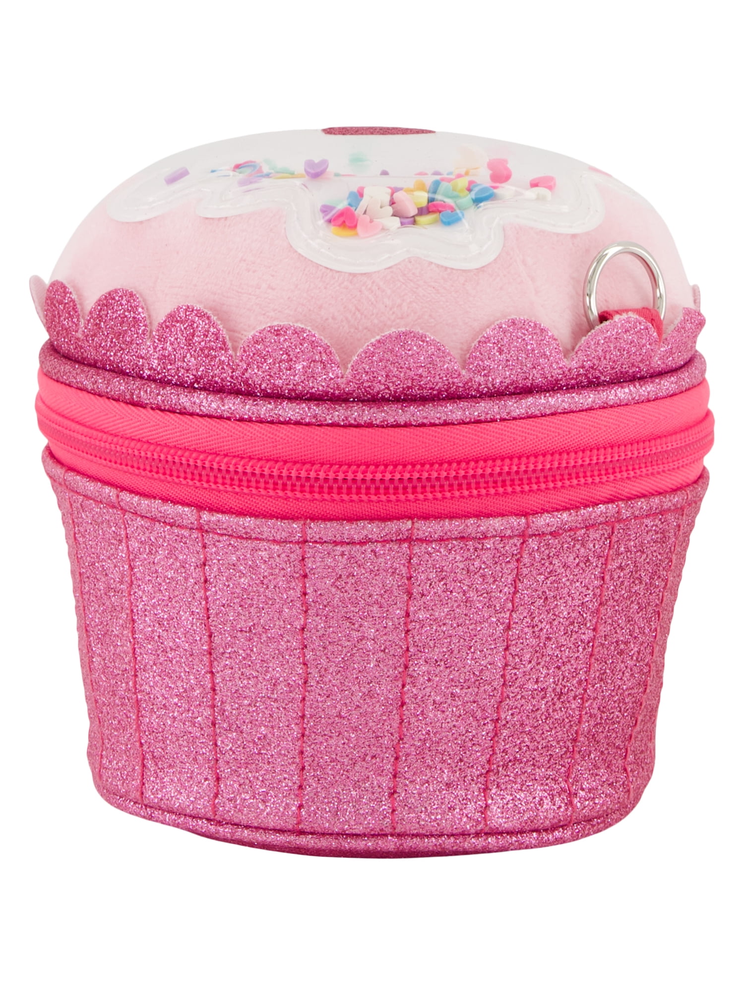 Claire's Club Pink Cupcake Crossbody Bag – Cute & Colorful Shoulder Purse for Kids, Female