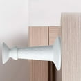 thumbnail image 1 of Tope de puerta Protector de pared de silicona, Premium, impermeable, fuerte tope de puerta, montaje de puerta para dormitorio, oficina, puerta de baño Blanco BLESIY Tope de puerta, 1 of 8