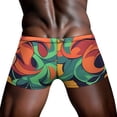 thumbnail image 4 of Psychedelic Clown Joker Men's Mesh Boxer Briefs Cooling Breathable Sports Underwear Vertical Fly, 4 of 5