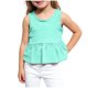 thumbnail image 1 of Vestido de verano para niña con camiseta y falda elástica de cuello redondo en colores pastel. Bonita y clásica camiseta de algodón para niña., 1 of 4