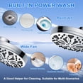 thumbnail image 3 of Filtered Shower Head with Handheld, High Pressure 10-Spd Magnetic Handheld Showerhead, Water Softener for Hard Water Remove Chlorine and Harmful Substance, 72" Hose for Tub Pet Bathing, 3 of 7