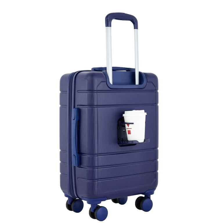 French Connection 22-Inch Expandable Rolling Carry-On Luggage with