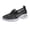 Black, variant on Rokment Women's Mesh Orthopedic Air Cushioned Walking Shoes Comfortable Breathable Arch Support Slip on Nursing Tennis Non-Slip Work Sneakers Sandals