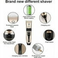 thumbnail image 2 of Ensemble de Rasoir pour Animaux, Tondeuse Rechargeable Sans Fil, Tondeuse Électrique Silencieuse pour Chien Chat Cheval, 2 of 5