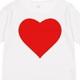thumbnail image 4 of Inktastic Red Heart Boys or Girls Long Sleeve Toddler T-Shirt, 4 of 5