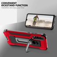 thumbnail image 3 of IBAOLE for Huawei P30 Lite Case Rugged Military Dual Layer Huawei P30 Lite Case with Screen Protector Metal Kickstand Heavy Duty Full Protection Shockproof Case for Huawei P30 Lite,Blue Red, 3 of 7