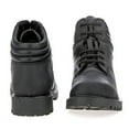 thumbnail image 4 of Men's Ankle Boots Genuine Leather Lace Up Fashion Casual Dress Boots, 4 of 5