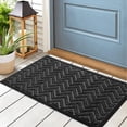 thumbnail image 7 of Howarmer Gray Door Mats Outdoor, Durable Rubber Welcome Mats Front Door Mats Rugs for Entryway, Patio, Busy Areas, 29"×17", 7 of 7