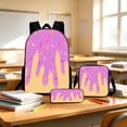 thumbnail image 2 of FYDUU Girls Backpacks Ice Cream School Bag 3 Piece Backpack with Lunch Box Pencil Case for School Wear Casual Daypack School Supplies, 2 of 4