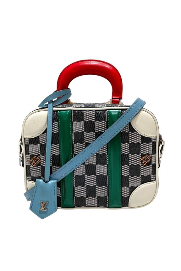 Pre-Owned Louis Vuitton Valisette BB Handbag, Damier Canvas Leather N40233