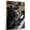 Affenpinscher, variant on Barbet Cute Dog Piano Stretched Canvas Size 8x12 – Retro Barbet Dog Batter in Action With Piano for Themed Living Room
