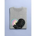 thumbnail image 3 of Abstract Heart W Paint T-Shirt Women -Image by Shutterstock, Female Medium, 3 of 4