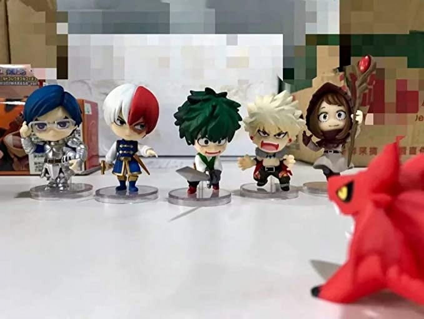 Dupurit My He-ro Academia Figure Anime Chibi Figure 2 Action Figure 6 Pcs/lot Ornaments Decora Craft Collectible