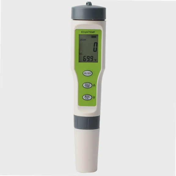 TDS Meter Digital Water Tester,,3 in 1 Portable Digital EC PH TEMP Meter Water Quality Tester Purity Test Pen for Hydroponics, Household Drinking, and Aquarium
