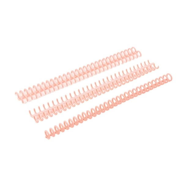 Seitruly Lomos de carpeta de plástico reutilizables, solución práctica y duradera para carpetas de hojas sueltas, 10 piezas Carpetas de archivos Rosa intenso + 10 piezas