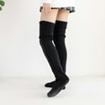 thumbnail image 6 of LYXSSBYX Fuzzy Socks for Women Hot Sale Clearance Women Cable Knit Extra Long Boot Socks Over Knee Thigh Stocking Leg Warmers, 6 of 7