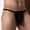 Black, variant on Afuyipoi Male Underpants Causal,Breathable Mid Rise Elastic Waist Activewear Briefs Pink M