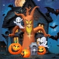 thumbnail image 6 of Coolmade 8ft Halloween Inflatables Decorations Inflatable Dead Tree Outdoor Decorations with LED Lights Built-in Blow Up Yard Decoration Pumpkin Ghost for Halloween Outdoor, 6 of 7
