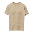 thumbnail image 6 of 2026 Men's Casual T-Shirts Summer Short Sleeve Crewneck Stretchy Shirt Fashion Textured Jacquard Tops for Men, 6 of 6