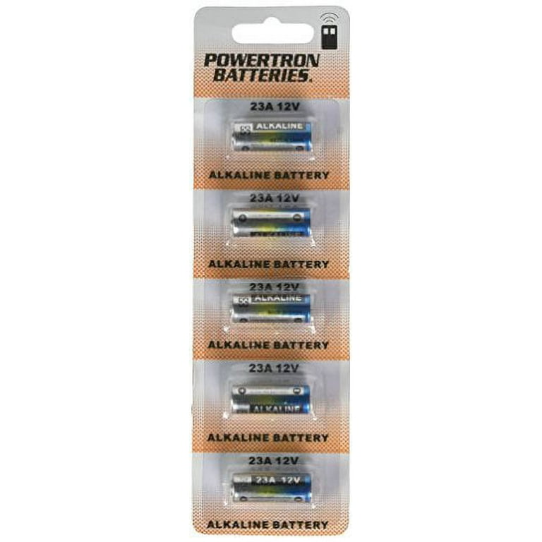 Kitstar Vinnic A23/23A 12V Alkaline Battery No Mercury & Lead & Cadmium  Added Proof Environment Protection Positive+ Power,5 Count (Pack of 1)