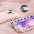thumbnail image 3 of JETech Silicone Case for iPhone 14 6.1-Inch, Silky-Soft Touch Full-Body Protective Phone Case, Shockproof Cover with Microfiber Lining (Pink), 3 of 7