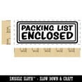 thumbnail image 2 of Packing List Enclosed Double Border Self-Inking Rubber Stamp Ink Stamper for Business Office - Brown Ink - Large 2-2/4 Inch, 2 of 7