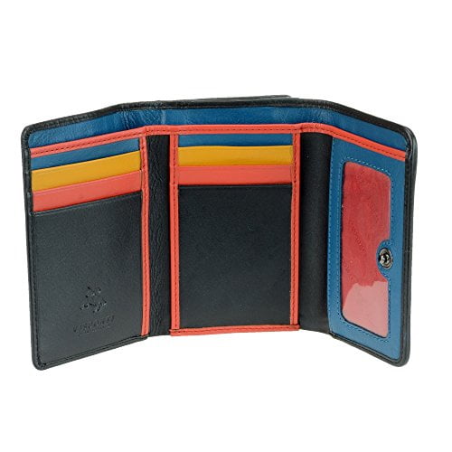 Visconti RB109 Genuine Leather Ladies Organizer Card Holder Wallet Purse Clutch 