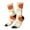 2 Black-2, variant on Vintage Bowling Pattern Sport Socks for Women and Men Crew Socks Sporty Calf Socks Casual Socks