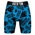 thumbnail image 2 of Men's Rock Em Socks Carolina Panthers All-Over Logo Underwear and Crew Socks Combo Pack, 2 of 3
