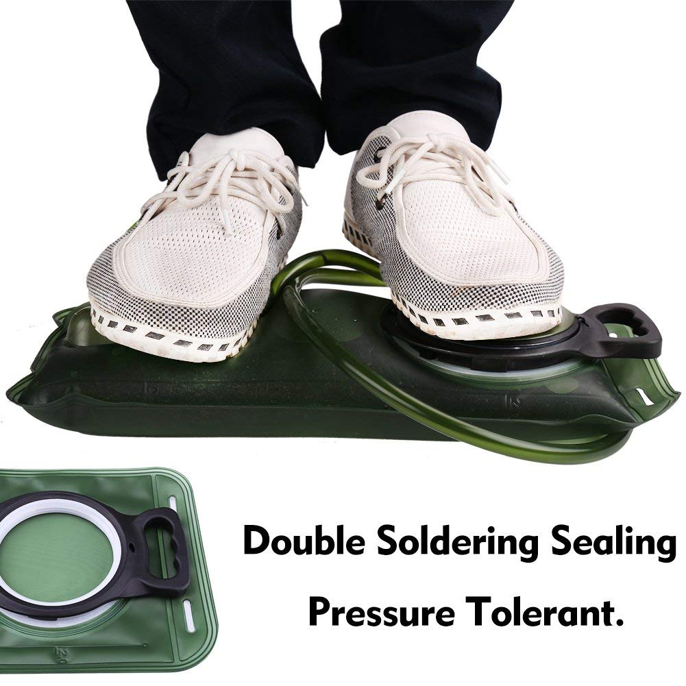 hydration bladder 2 liter leak proof water reservoir military water storage bladder bolsa