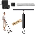 thumbnail image 1 of LORESJOY Squeegee Shower Doors, Shower Squeegee for Glass Doors, Window Squeegee, Squeegee Window Cleaning, Window Cleaner Tool with 47'' Extension Pole for Car Windshield, Glass Doors (Black), 1 of 8
