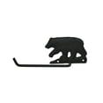 thumbnail image 3 of Rustic Cast Iron Black Bear Toilet Paper Holder Cabin Bathroom Tissue Decor Accessory, 3 of 3